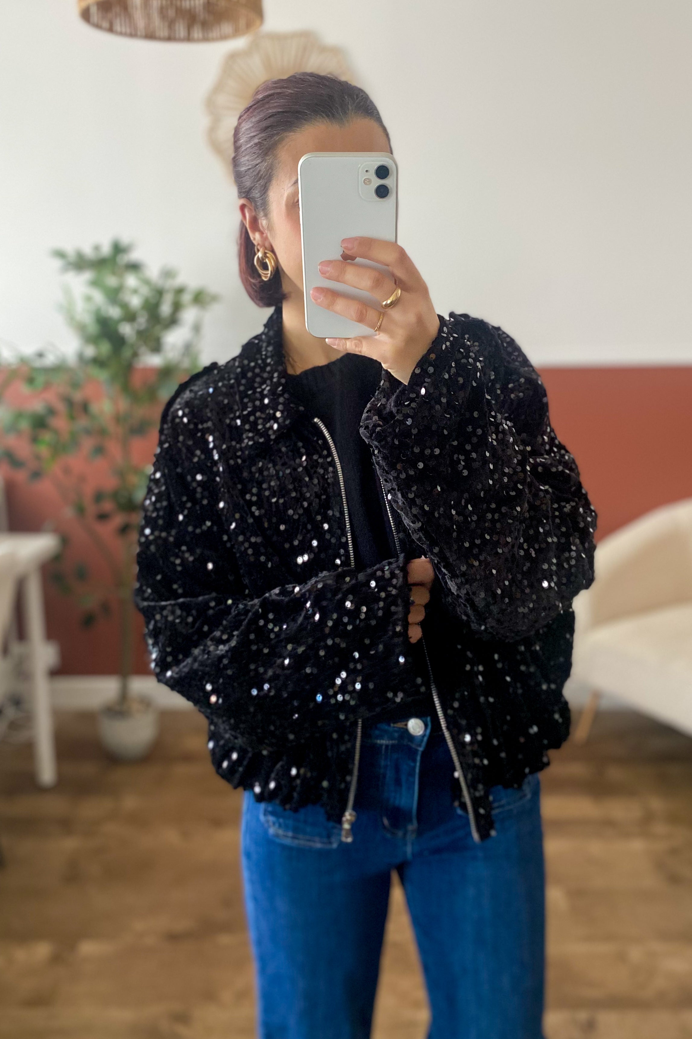 Bombers à sequins