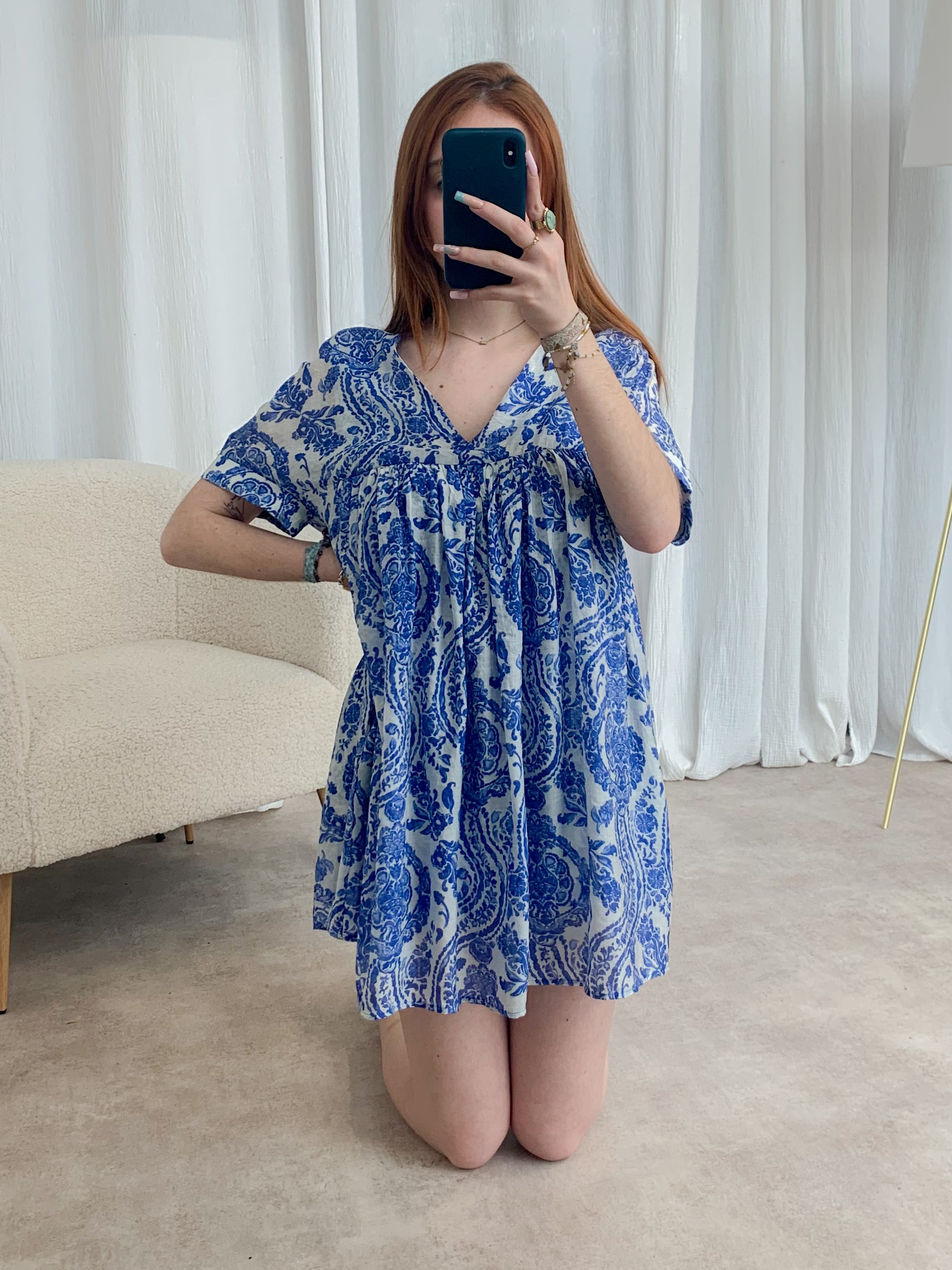Robe-short Lucie - trouée