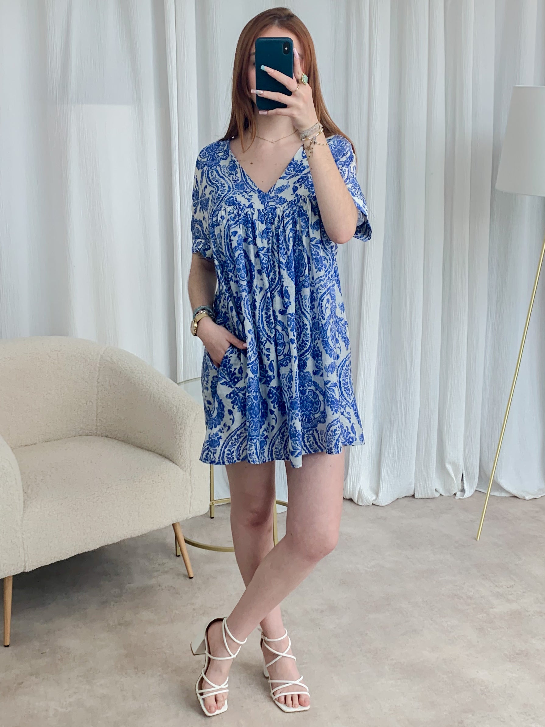 Robe-short Lucie - trouée