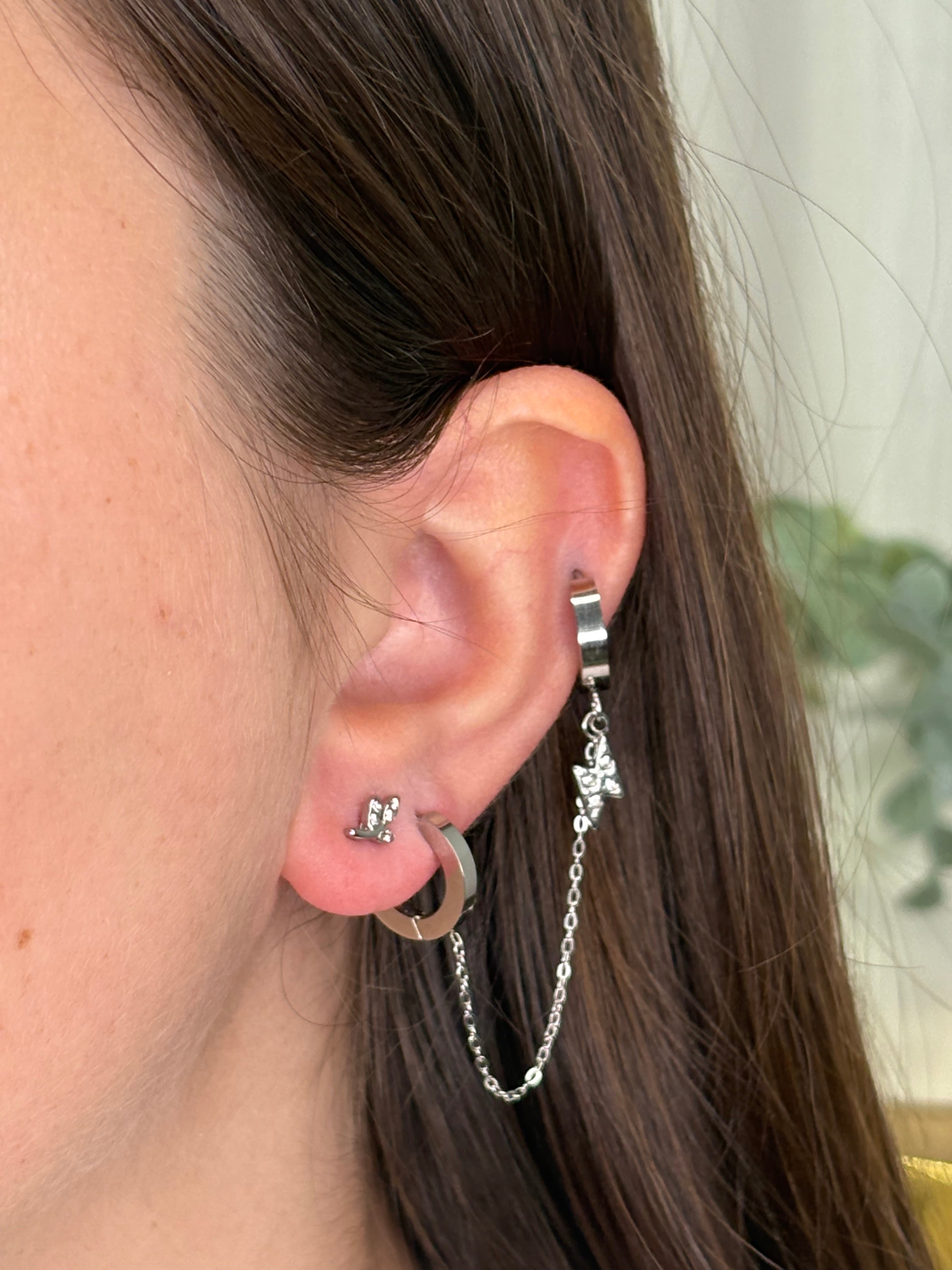 Boucles d’oreilles petite feuille