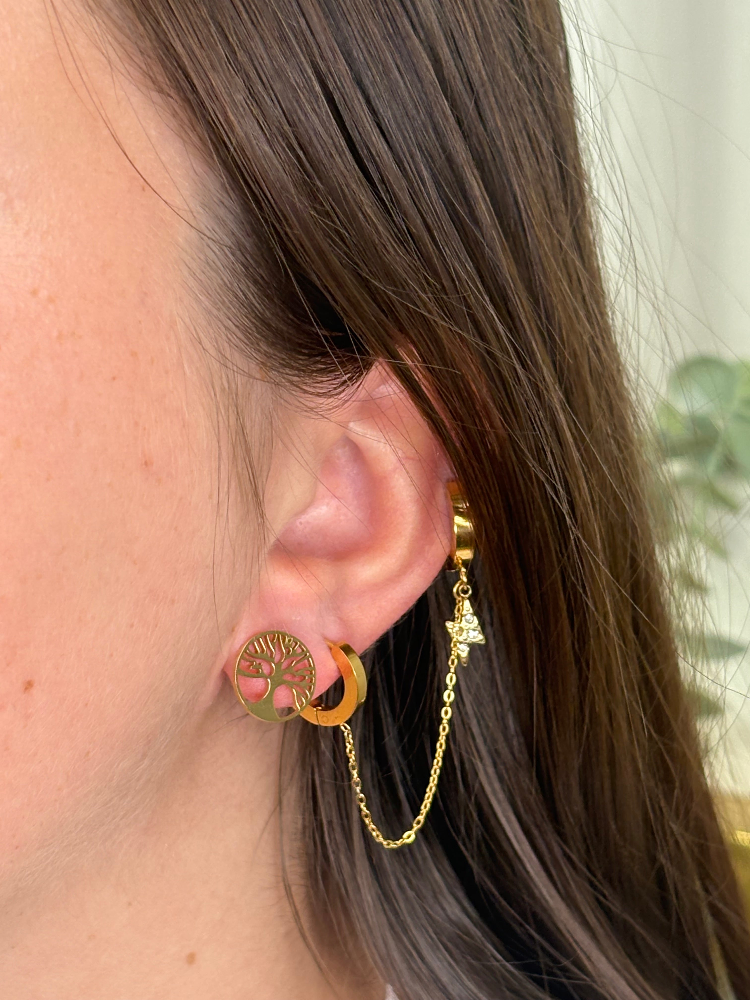 Boucles d’oreilles arbre de vie