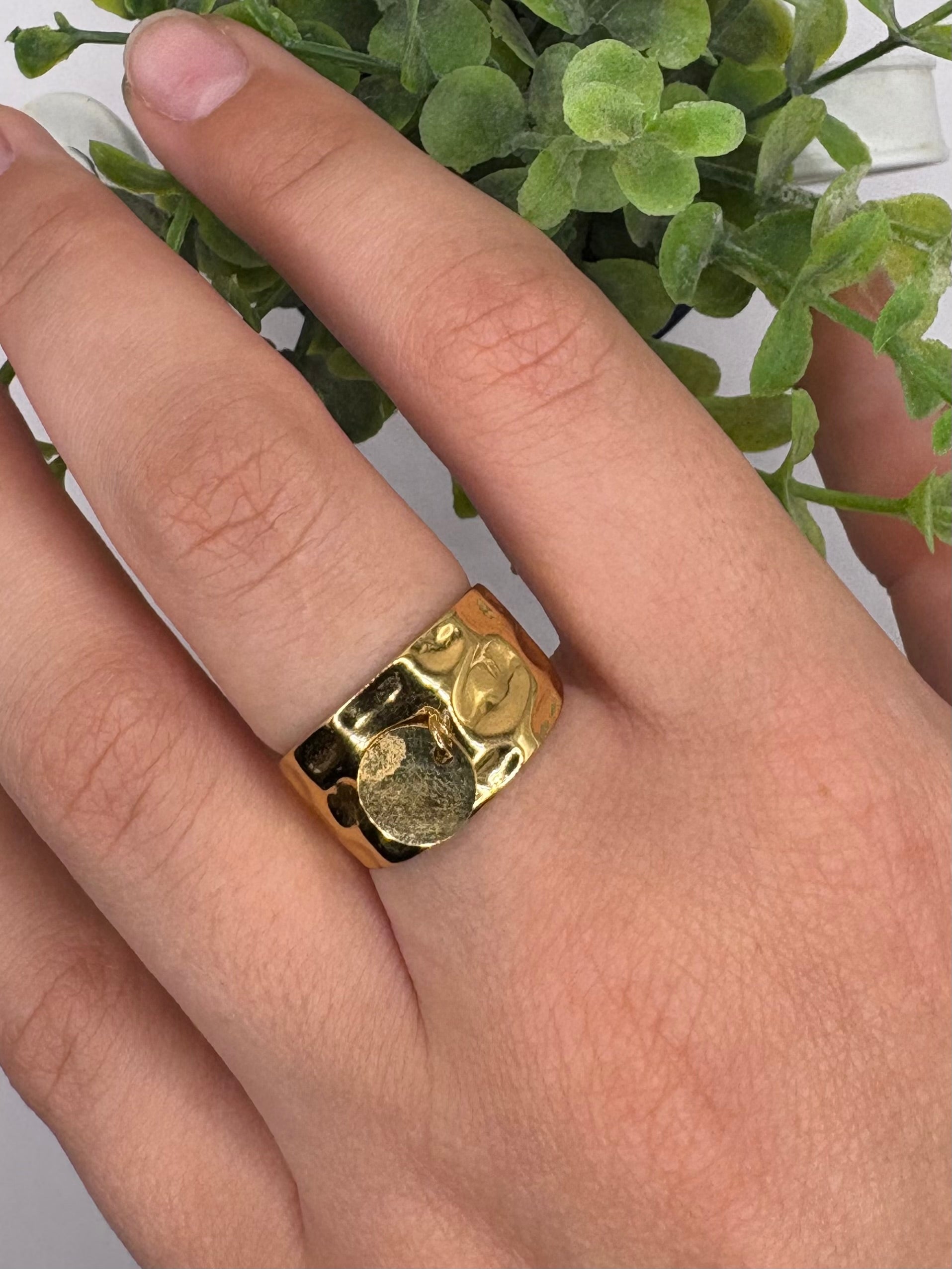 Bague grosse pampille