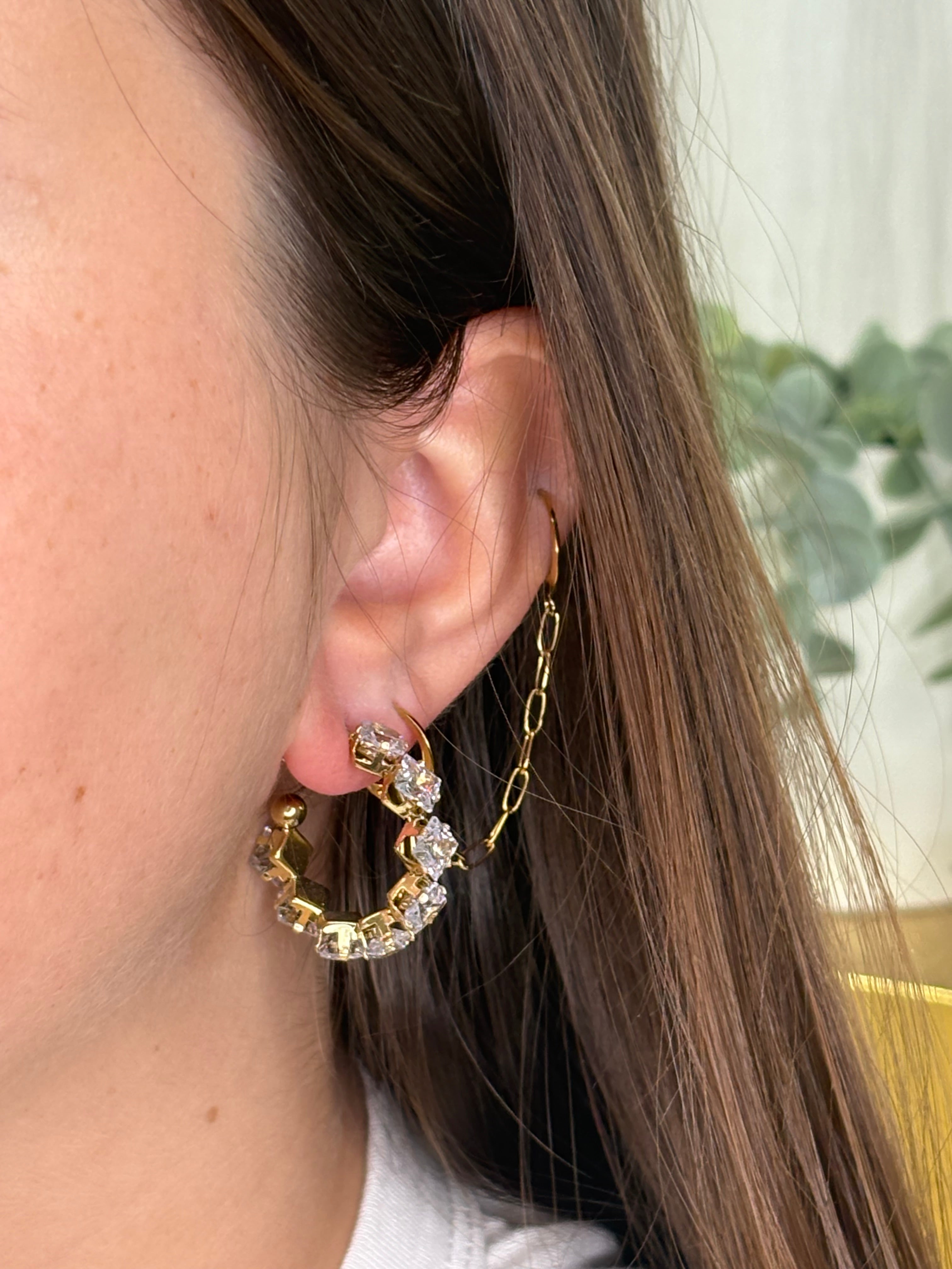 Boucles d’oreilles bling bling