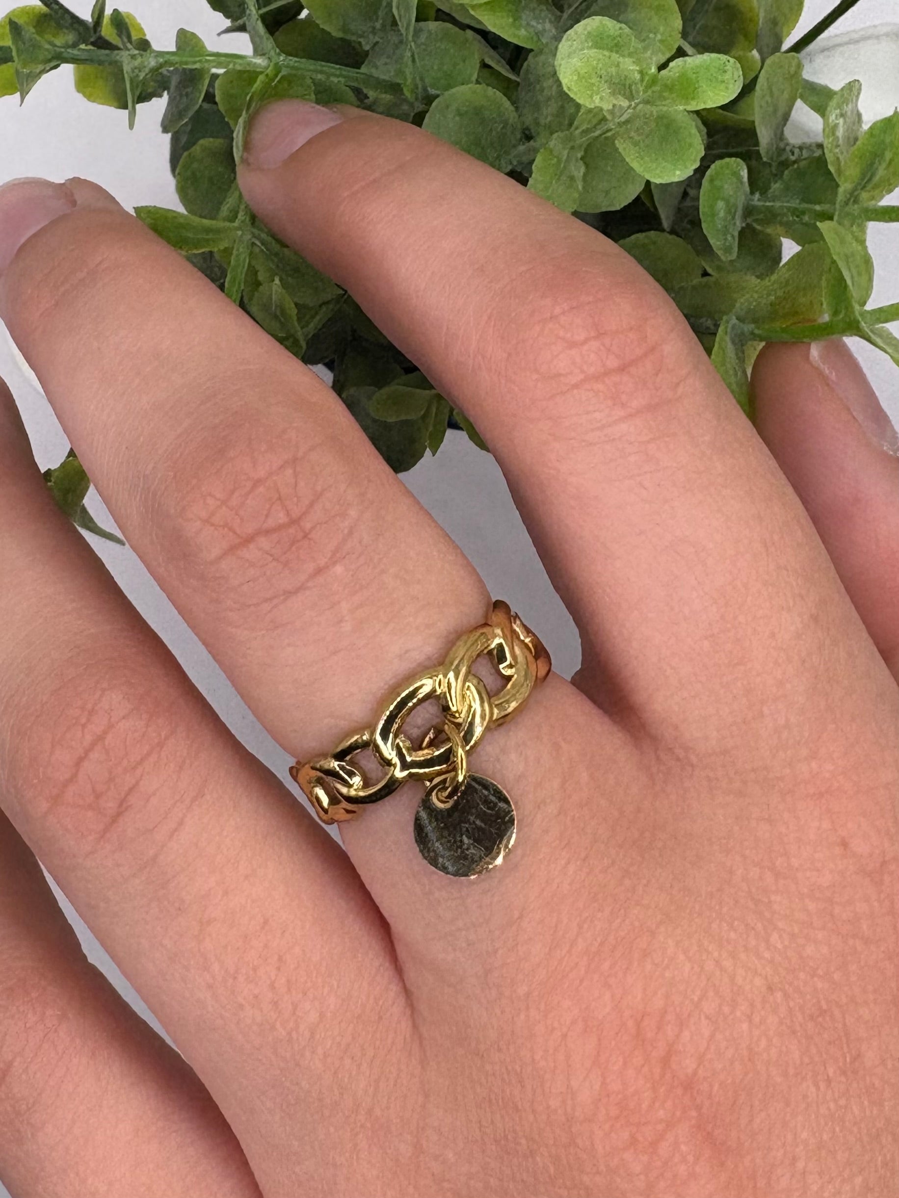 Bague petite pampille