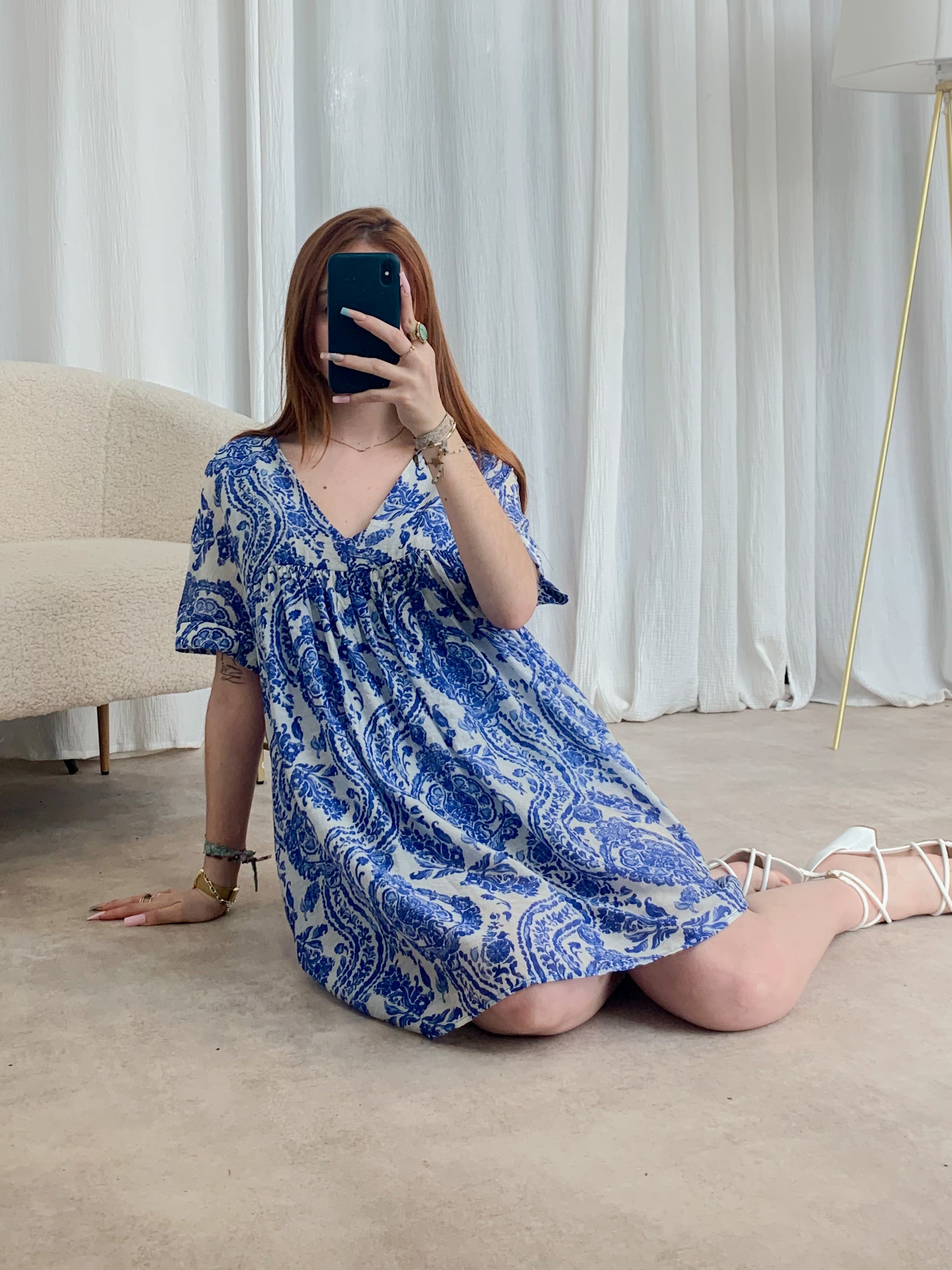 Robe-short Lucie - trouée