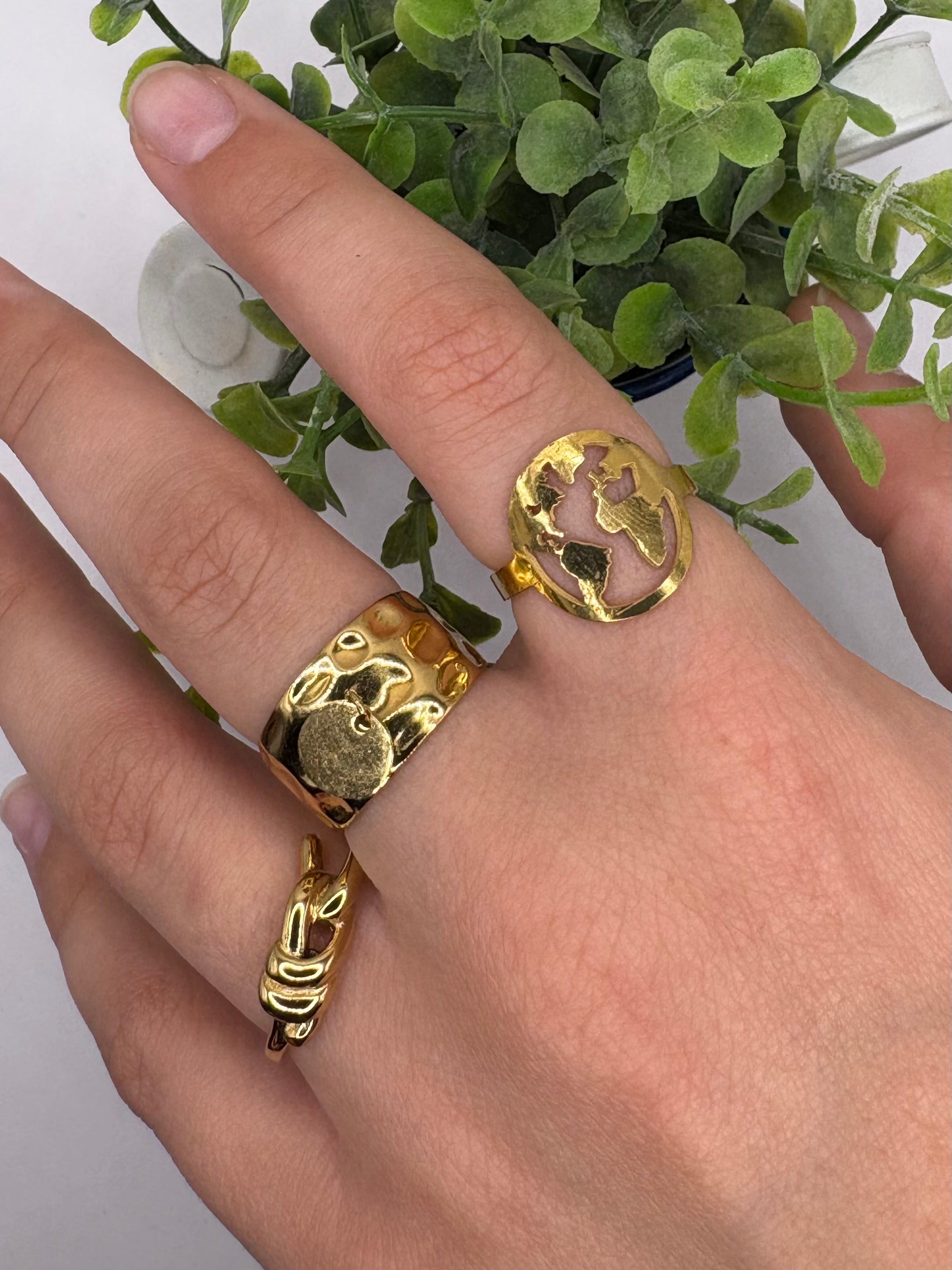 Bague grosse pampille