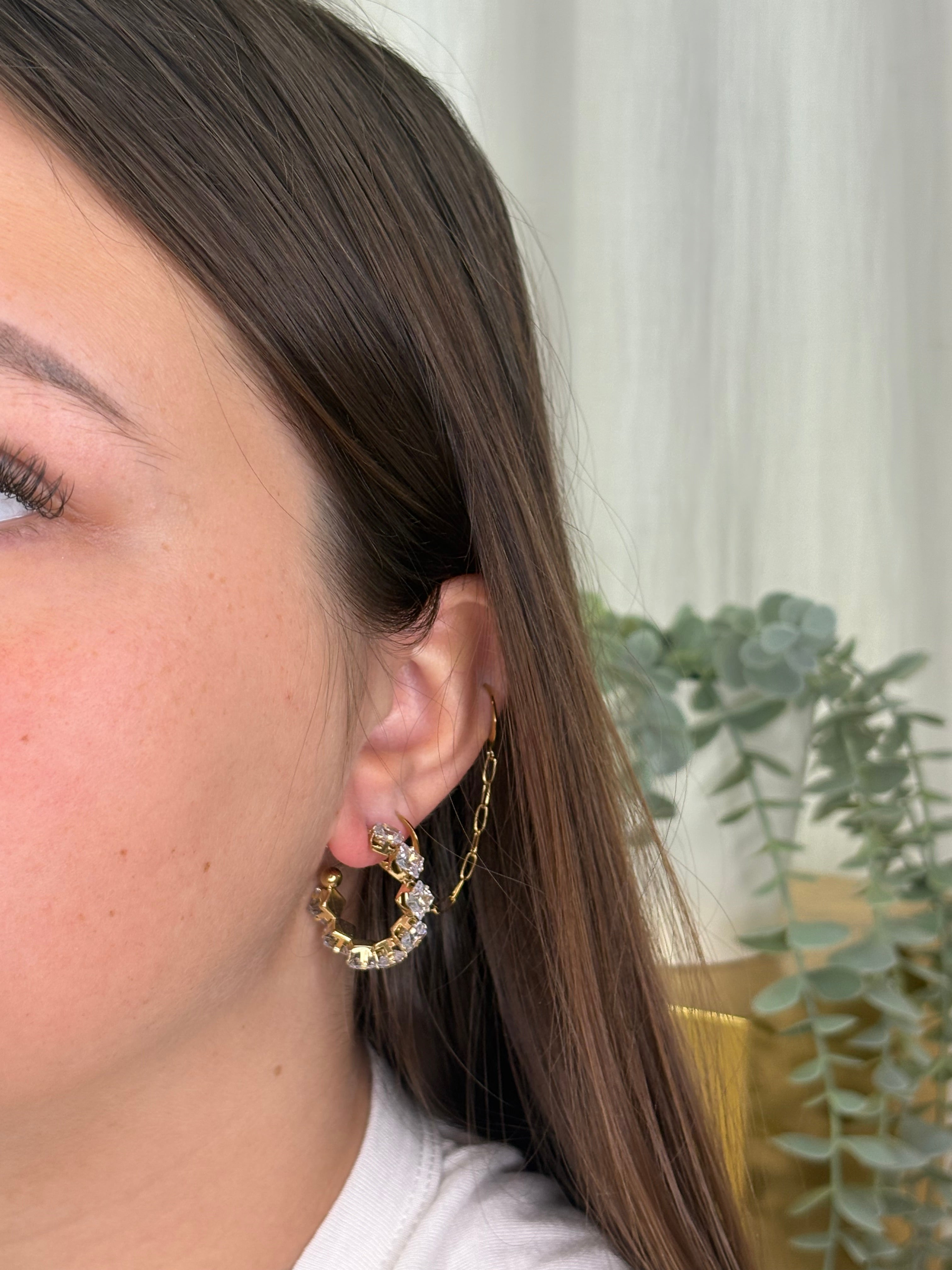 Boucles d’oreilles bling bling