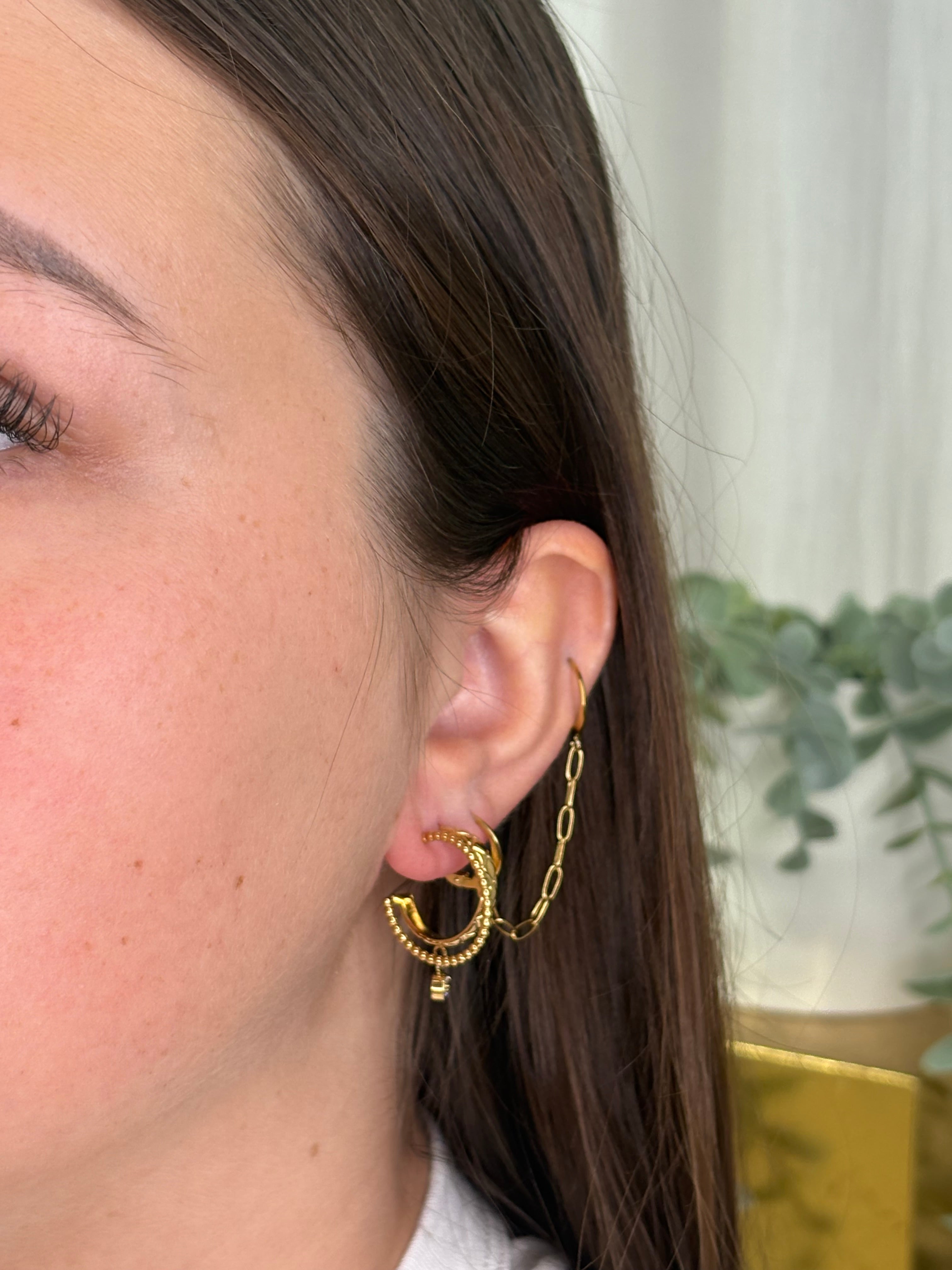 Boucles d’oreilles double créole