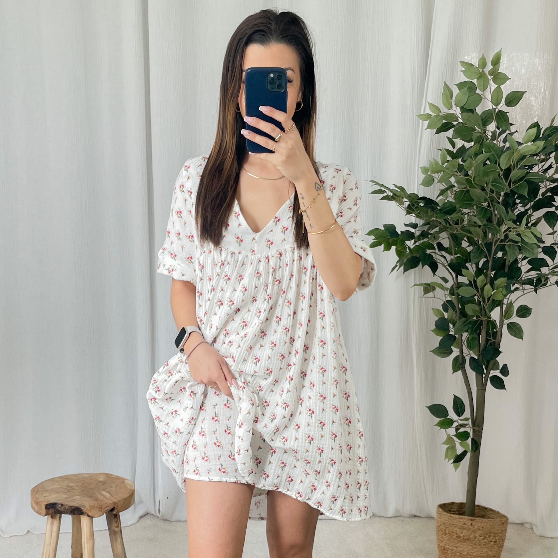 Robe-short Maïwenn - trouée