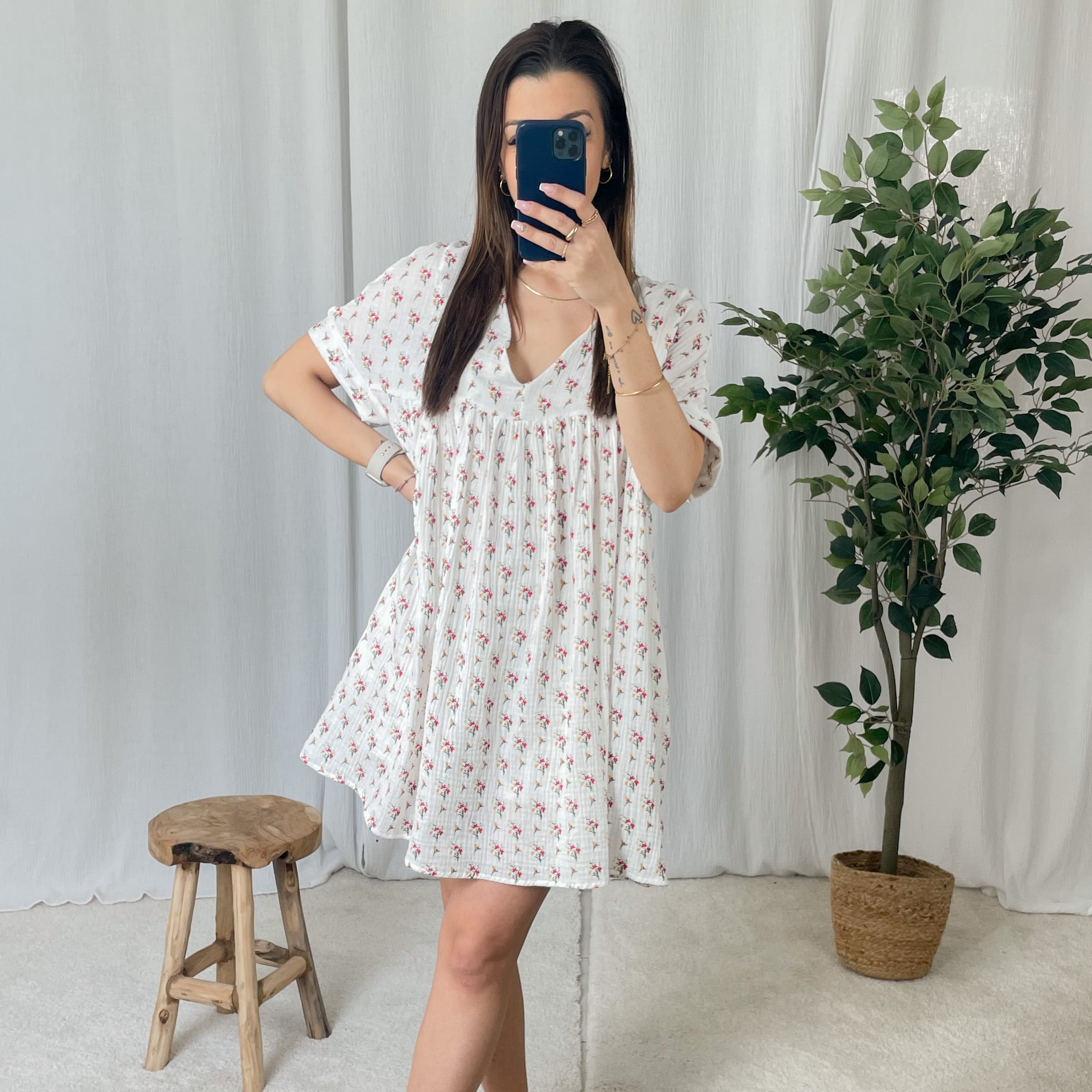Robe-short Maïwenn - trouée