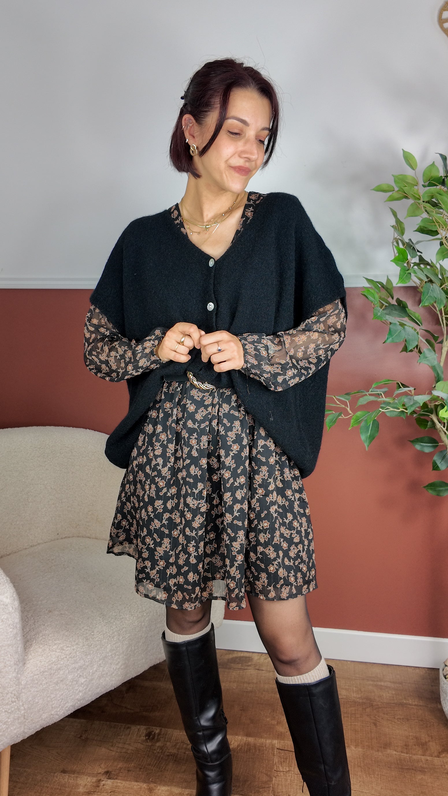 Gilet Tess noir