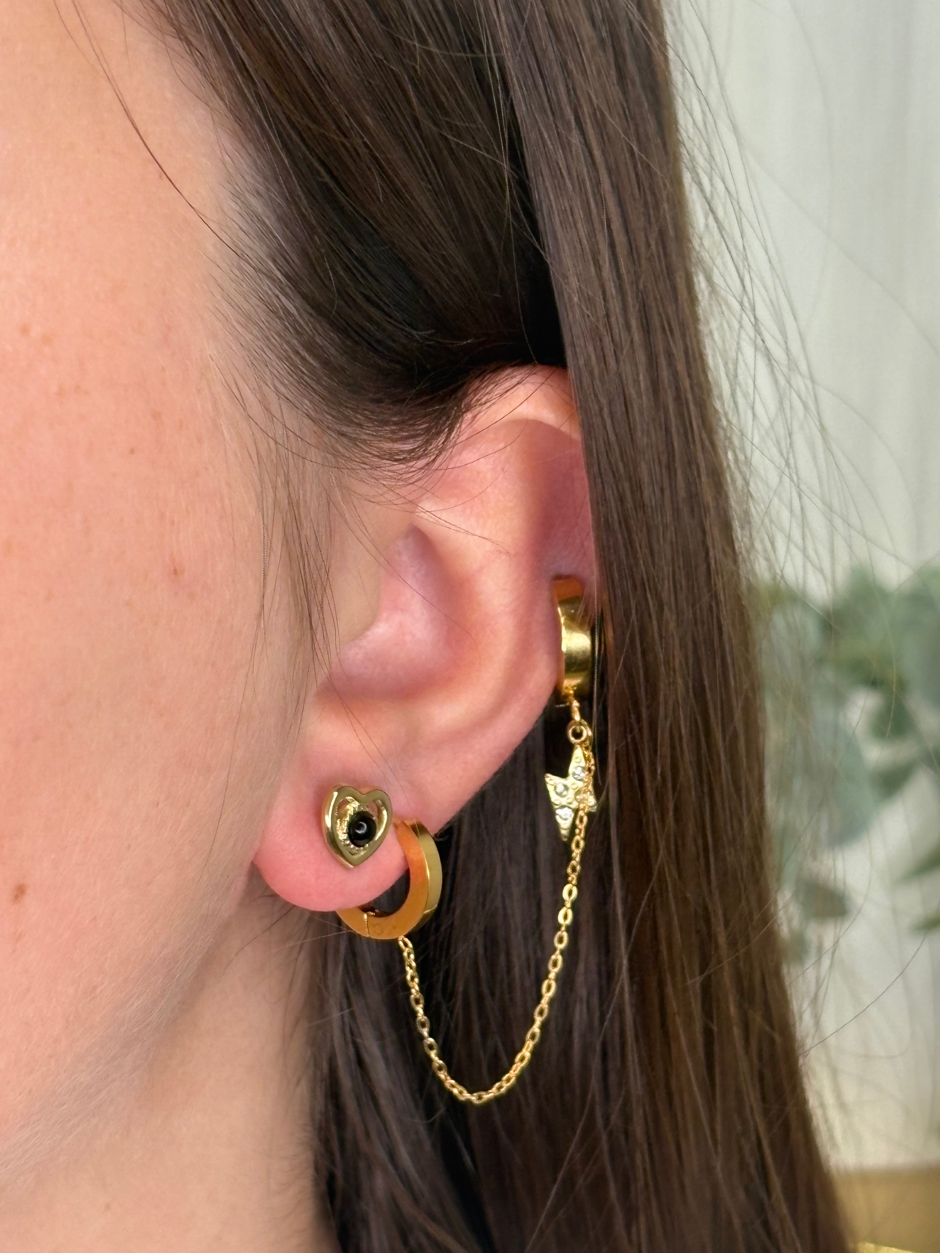 Boucles d’oreilles petits cœurs