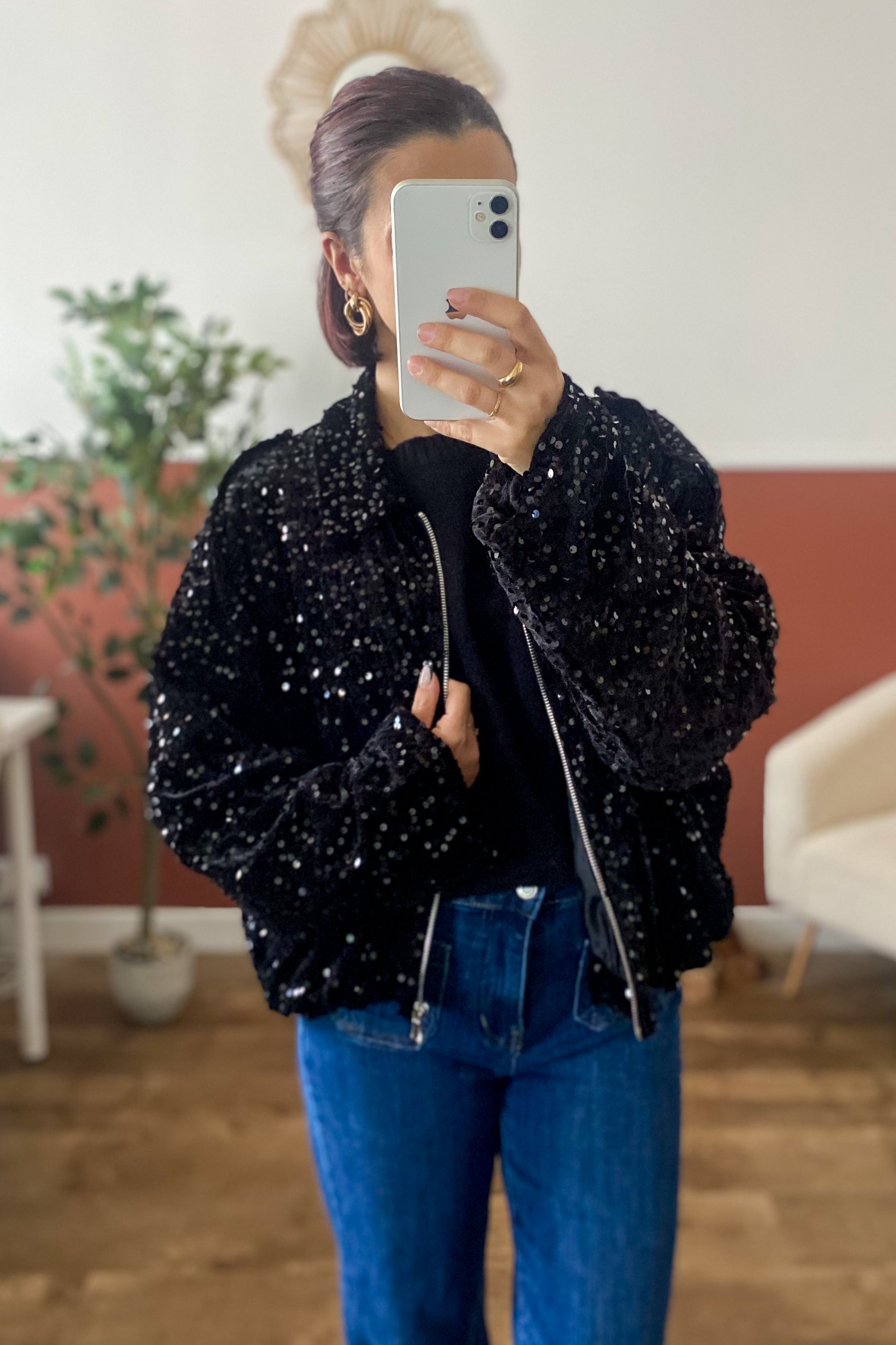 Bombers à sequins