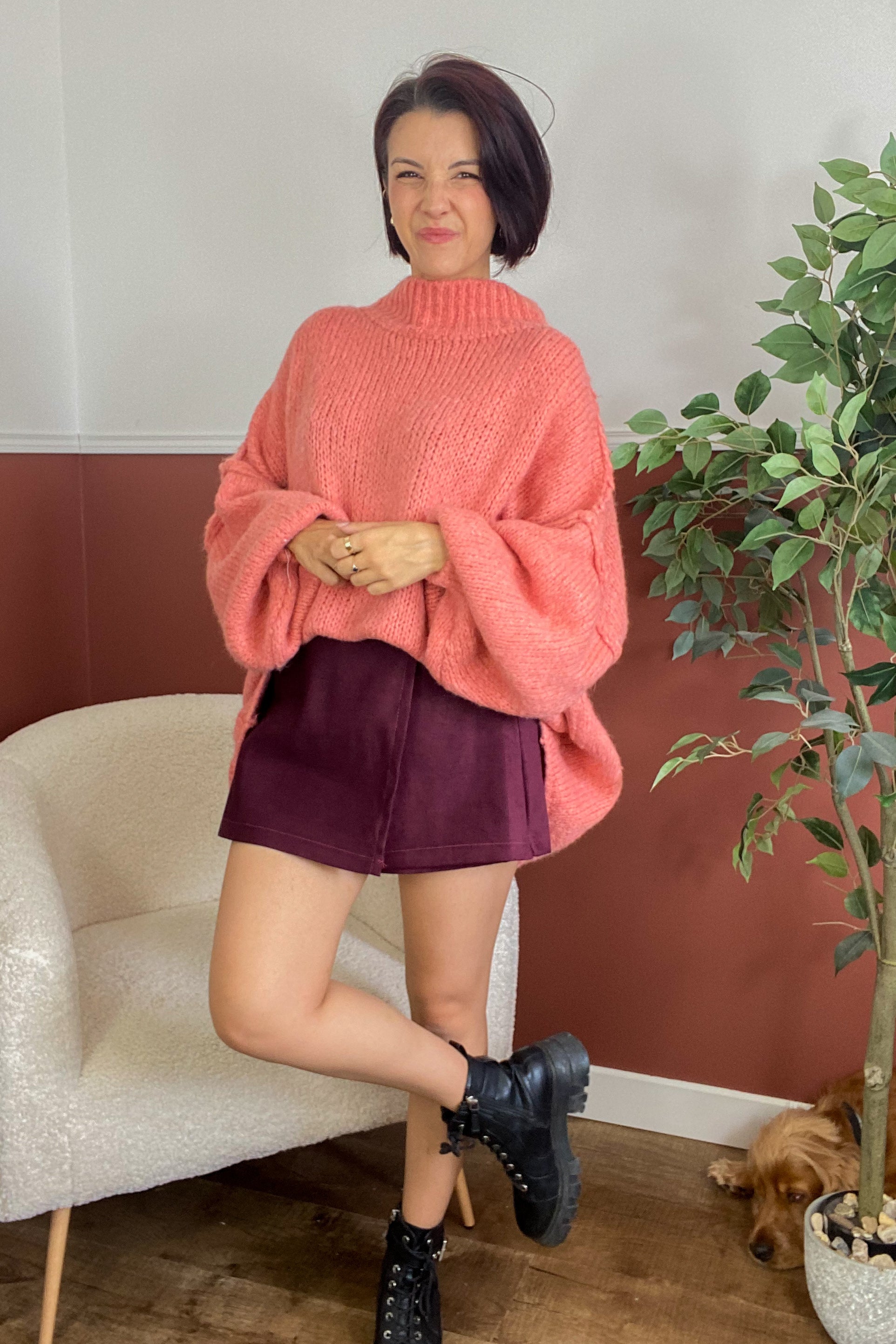 Pull Lola corail