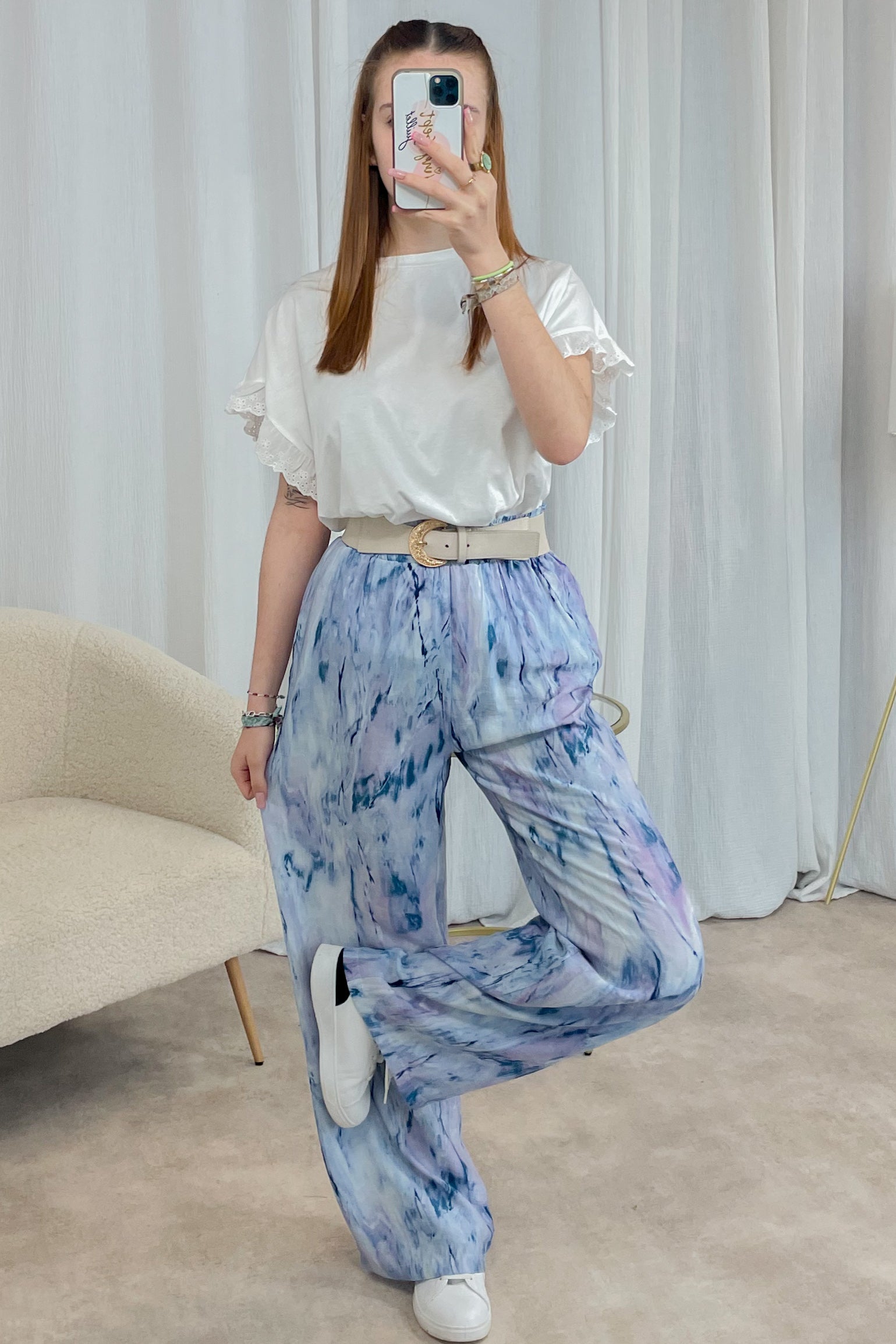 Pantalon nour - bleu