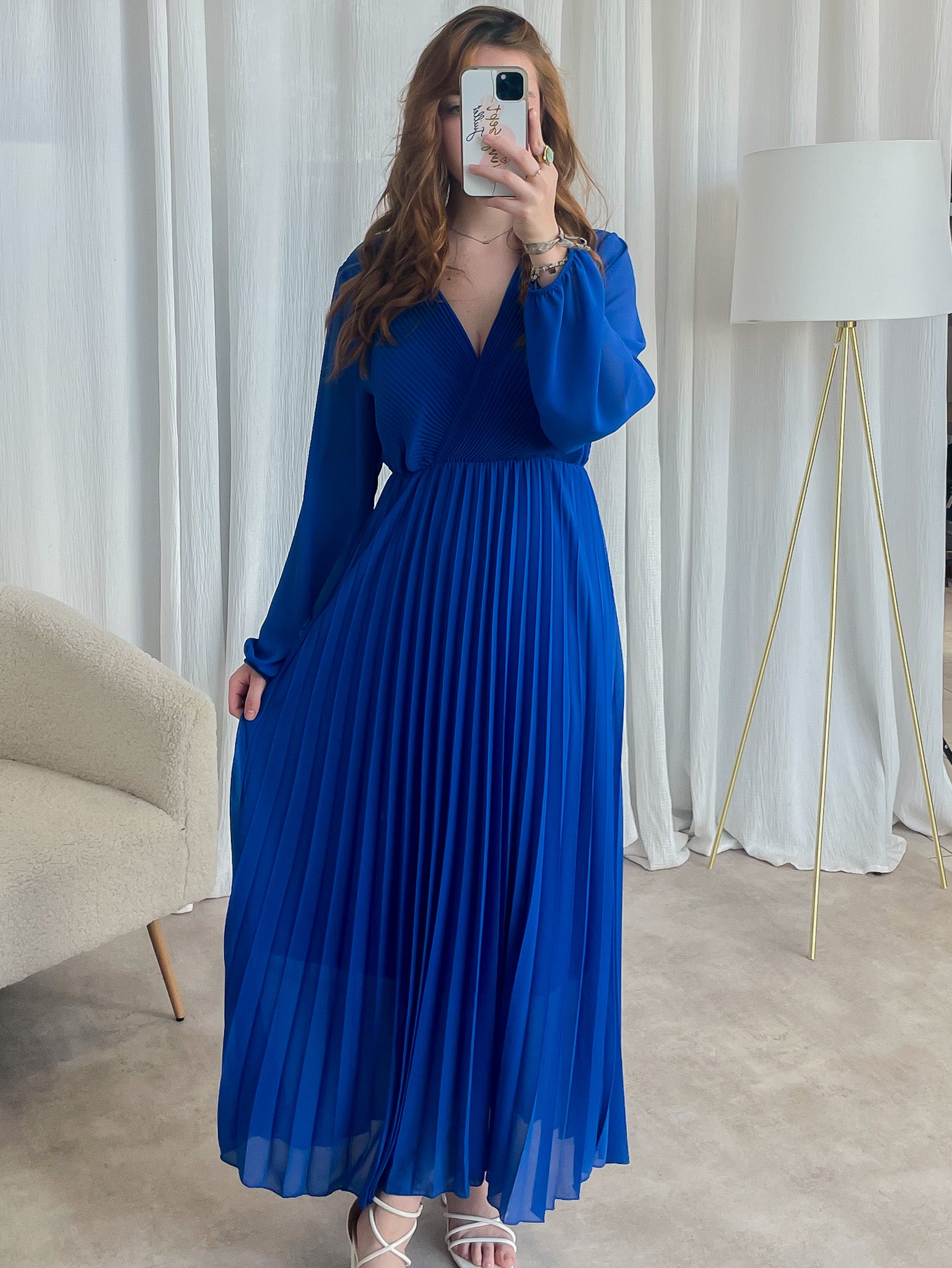 robe emeline - bleue
