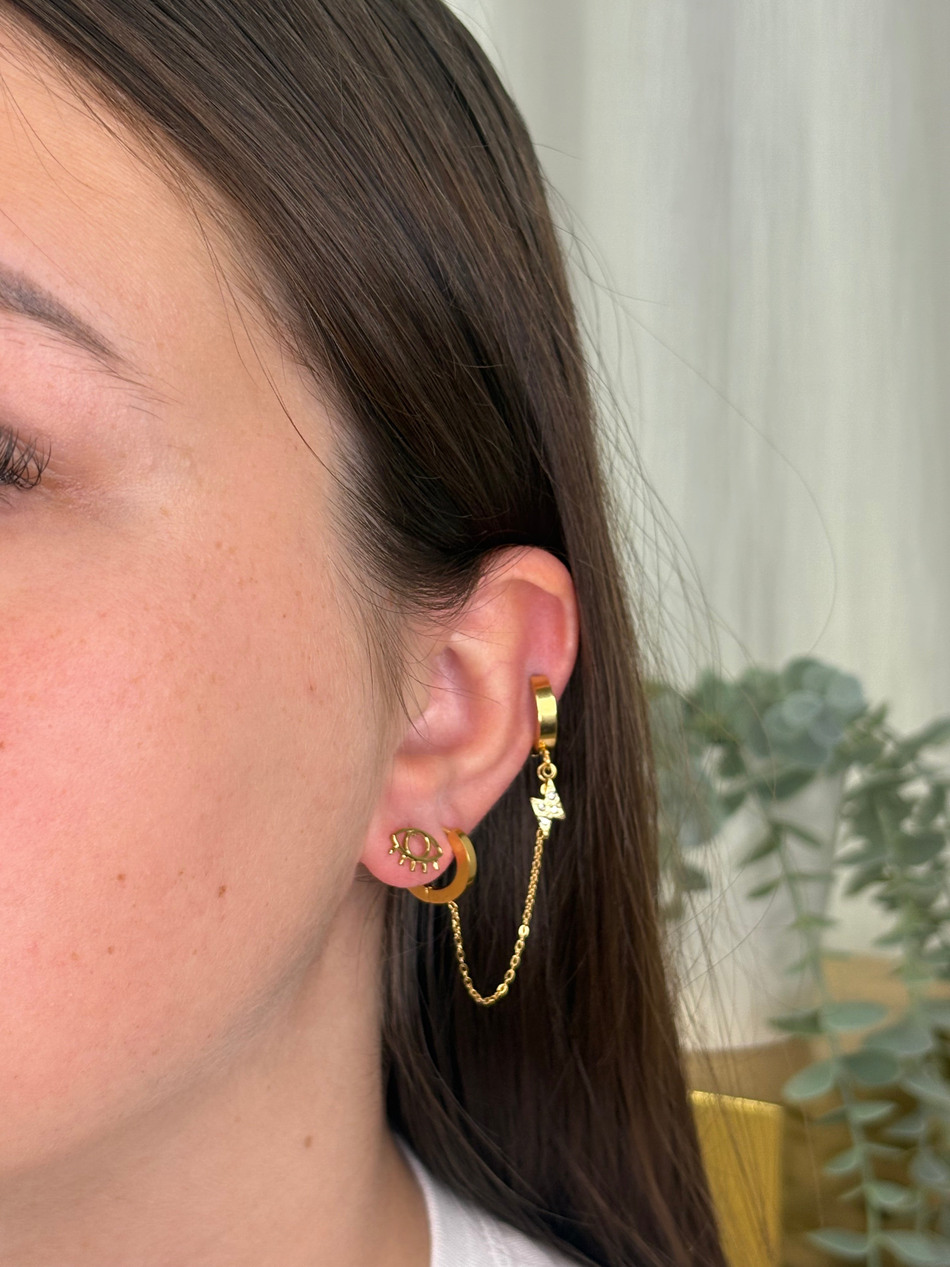 Boucles d’oreilles œil
